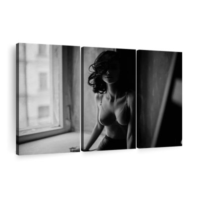 Seductive Woman Canvas Print