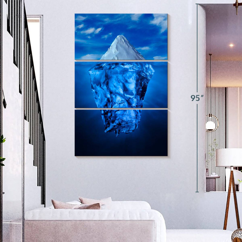 Ligne d'eau Alvord Iceberg, H 38 po x l 24 po
