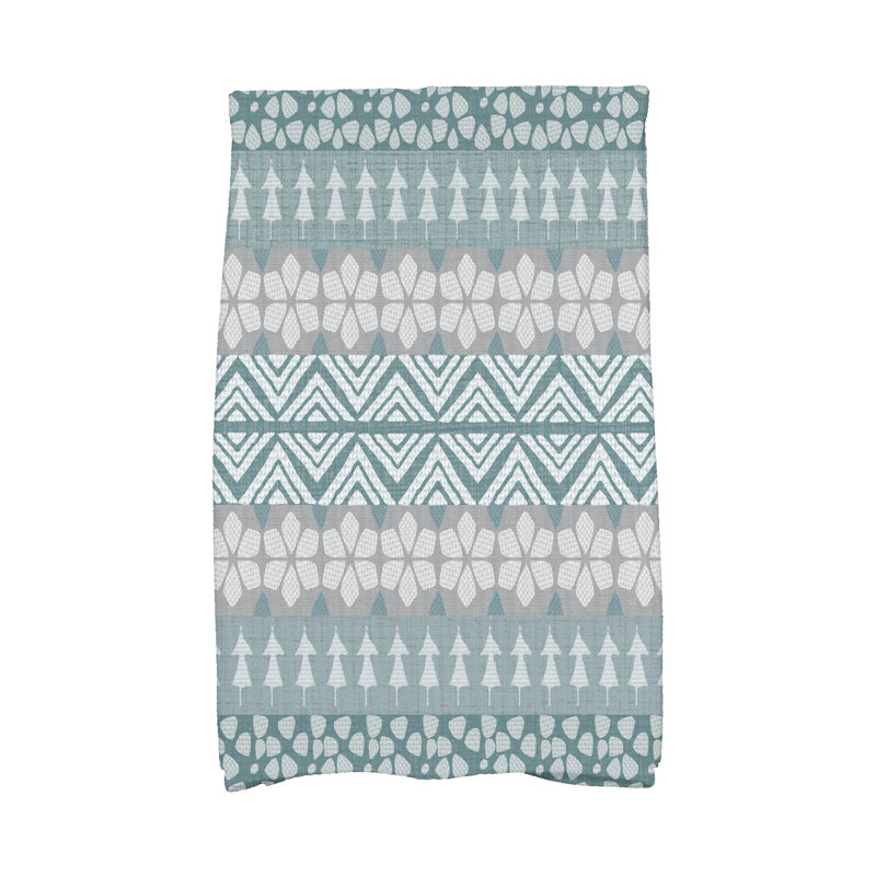 Torchon Fair Isle, Bleu