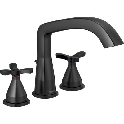 Garniture de robinet de baignoire romaine à deux poignées Stryke