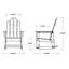 Chaise berçante POLYWOOD Long Island-2420030