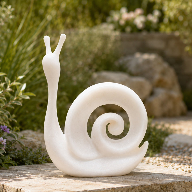 Statue de jardin escargot