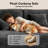 132" L-shaped Sectional Couch, Compression Sofa, Black Corduroy, Right Facing-677751552-677751581