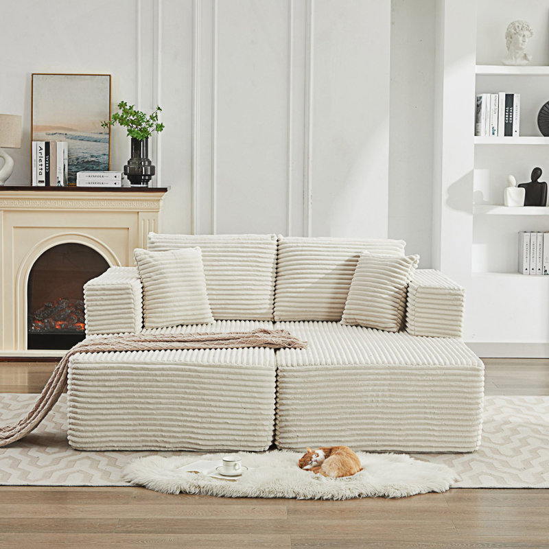 Canapé modulaire Cloud, Beige