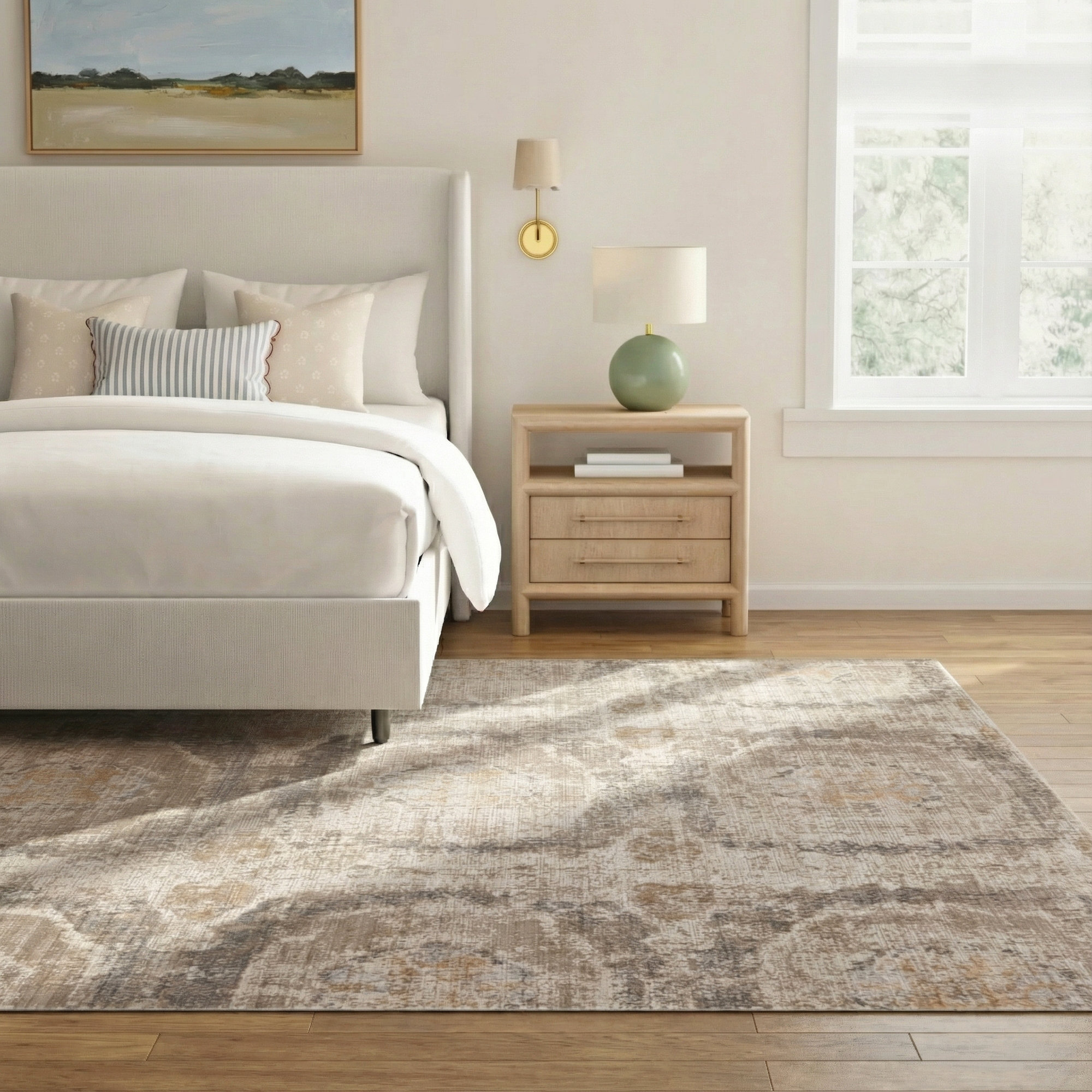 Tatiana Gray Rug, Rectangle 8'10" x 12'7"