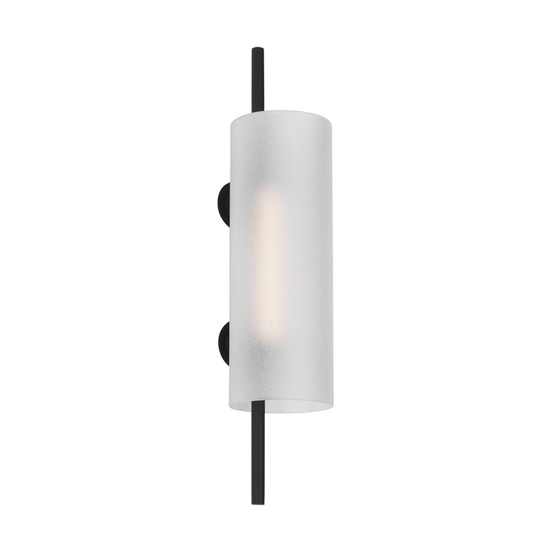 Trace 1 - Light LED Armed Sconce, Nightshade Black
