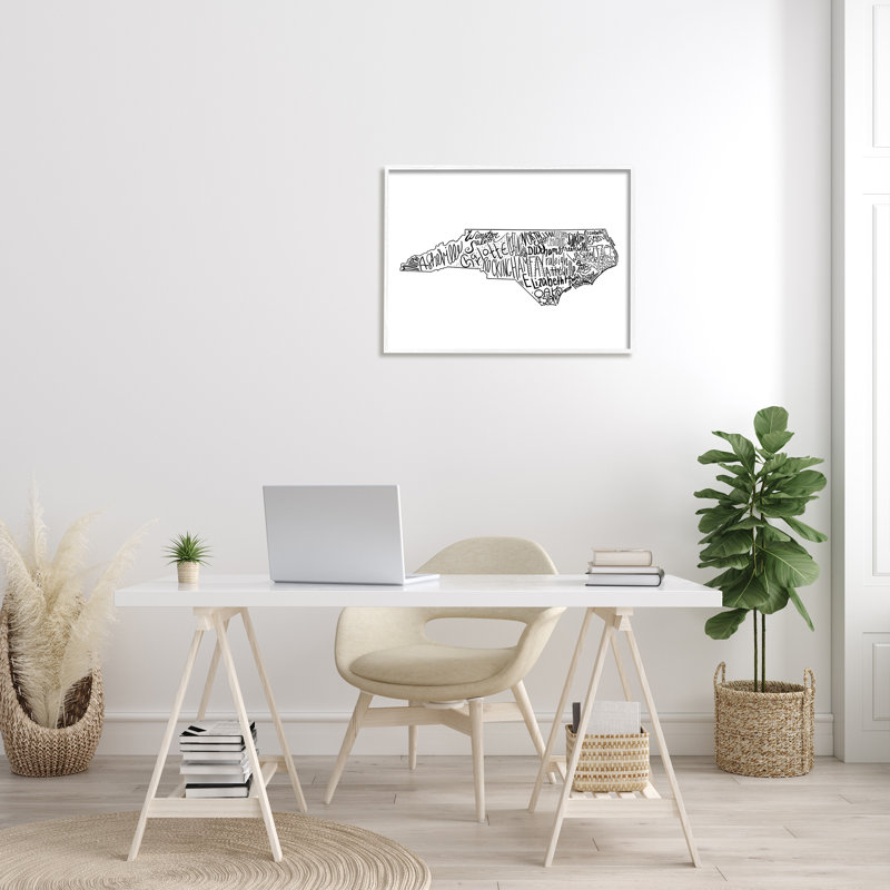 Art mural texturé giclée de North Carolina State par le samedi soir, H 24 po x l 30 po x P 1,5 po
