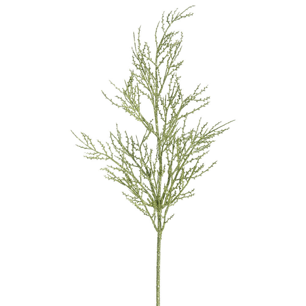 28" Onoclea Glitter Wild Huck Artificial Christmas Spray Primrue