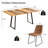 6 - Person Kitchen Dining Set, 47'' to 62'' Extendable Dining Table with 32.8"H Upholstered Dining Chairs, Space-saving Long Dining Table Furniture for 6 Person-118554297