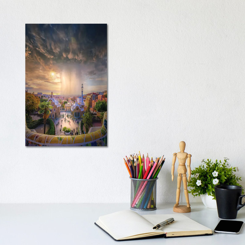 Barcelona Heaven by Brent Shavnore - Wrapped Canvas Gallery-Wrapped Canvas Giclée, 20.32 cm H x 30.48 cm W