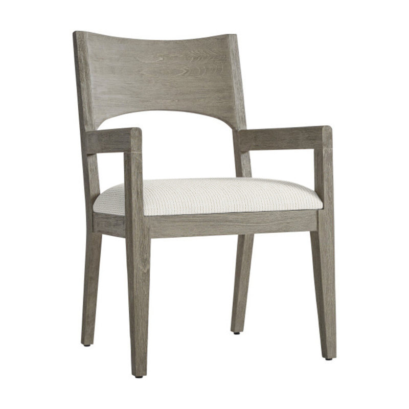 Calais Patio Dining Armchair with Cushion, Cream Outdoor Poly 6070-002