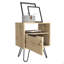 Table de chevet H 22 po, une tablette ouverte, porte simple
