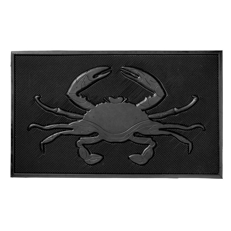 Crab Non-Slip Rubber Outdoor Doormat