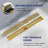 24"x 2.75" Linear Grid Rectangle Shower Drain-130149370