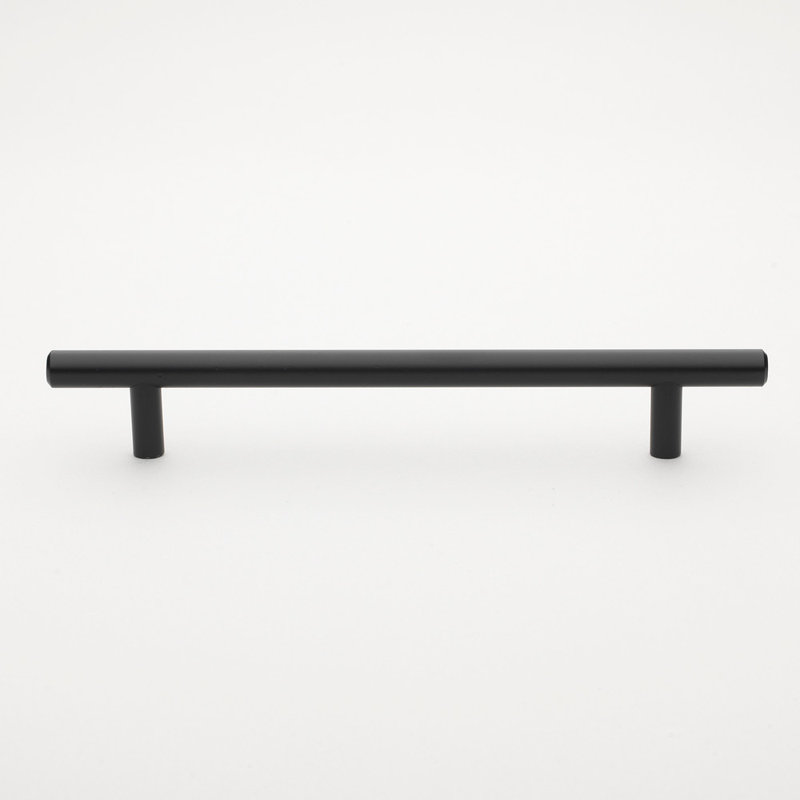 Ensemble de poignées de barre romaines, Noir mat, 7"
