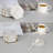 Ceramic Hexagon 6 Piece Coaster Set