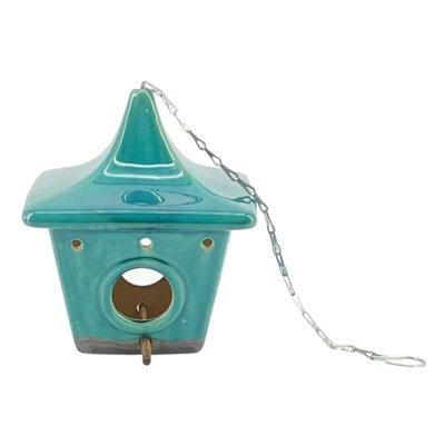Keontre 9'' H x 7'' W x 7'' D Hanging Birdhouse
