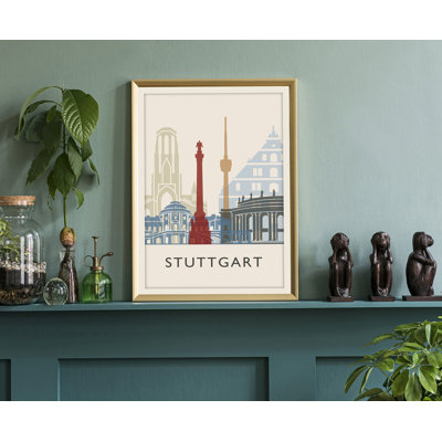 " Stuttgart Illustration World Cities "