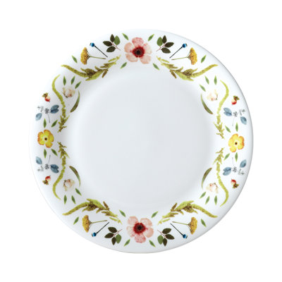 Scandinavian Floral Bone China Dinner Plate