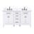 Anglet 60" Double Bathroom Vanity with Top-482341002-403088539
