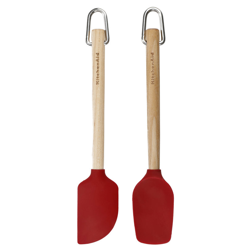 2 Piece Birch Wood Spatula Set