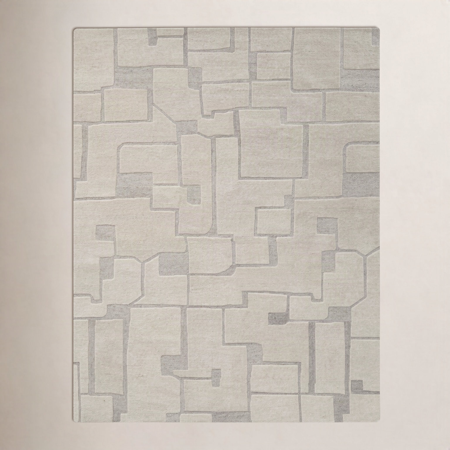 Lira Hand-Tufted Abstract Wool Rug, Rectangle 8'9" x 11'9"
