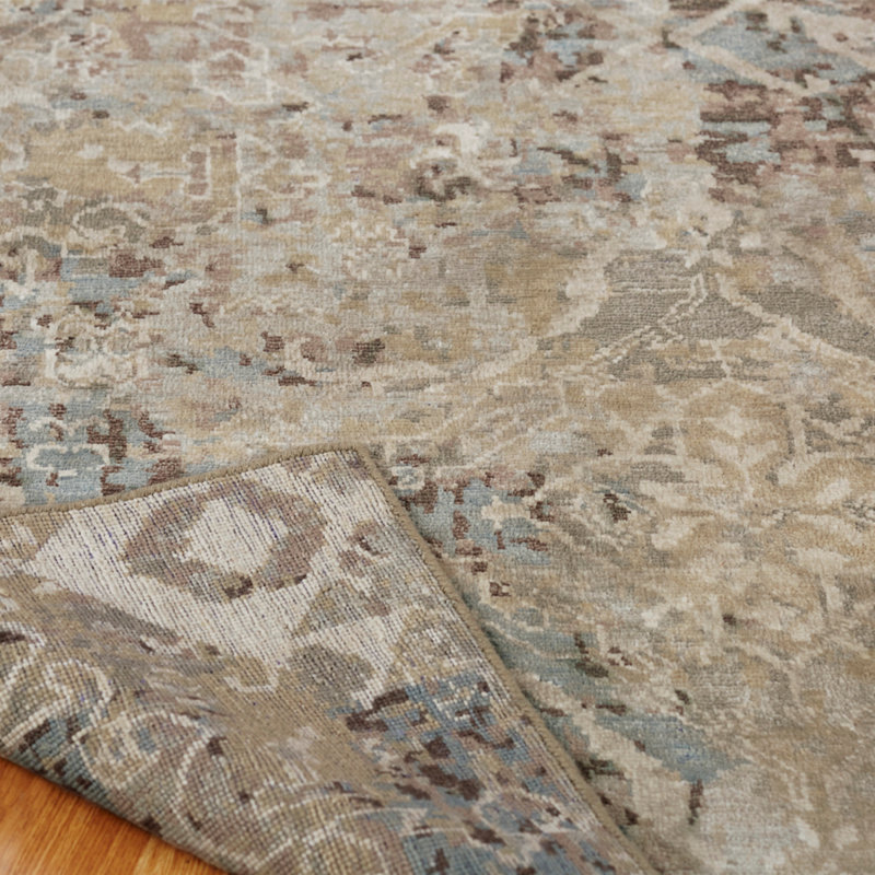 Hand Knotted Area Rug, Runner 2'6" x 10'