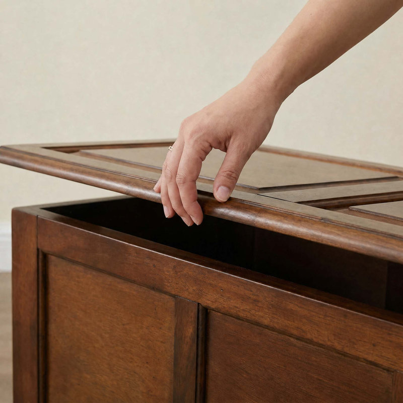 Rosson Blanket Chest, Chestnut Brown