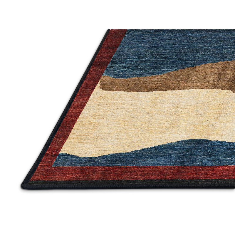 Abstract Indoor Rug, Rectangle 2' x 3'