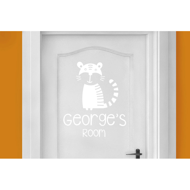Animals Wall Decal, White