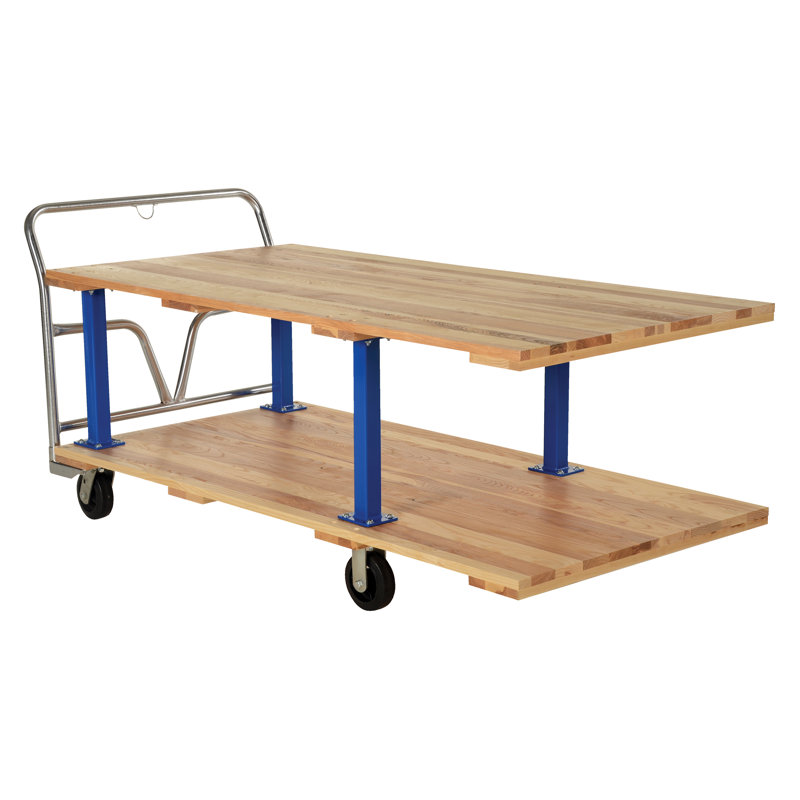 Chariot utilitaire double plateforme
