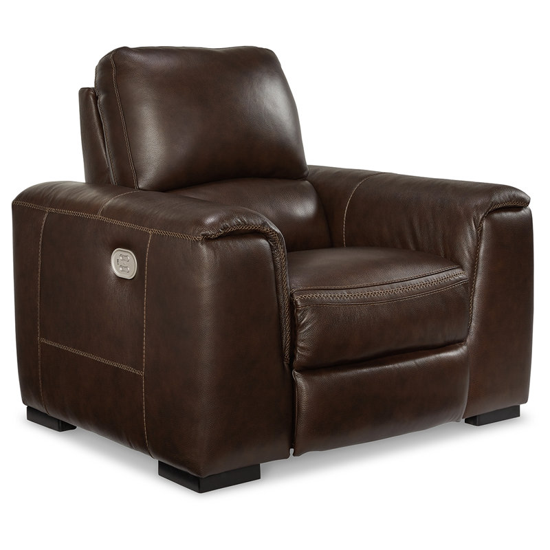 Alessandro Power Recliner, Dark Brown