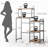 6-Tier Mini Fridge Stand With Storage,Mini Fridge Shelf,Mini Coffee Bar With Mini Fridge Space,Baker Racks,Microwave Stand,Mini Fridge Cabinet With Storage