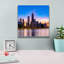 «Chicago - Amber Sunset Glow» par Epic Portfolio, art mural sur toile-1125401012