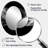 Black White Contemplative Abstraction I - Modern Oval Wall Mirror-510601293