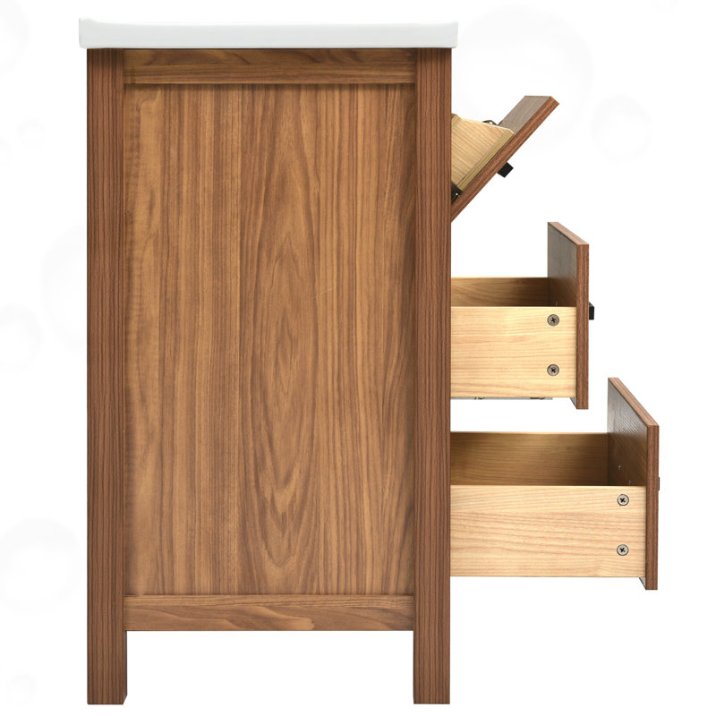 Meuble-lavabo moderne avec lavabo en céramique