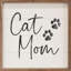 Chat maman avec empreintes de pattes - blanc-1444109562