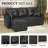 71" L-Shaped Pull-out Sofa Bed, Sectional Couch with Reversible Storage Chaise-129034081