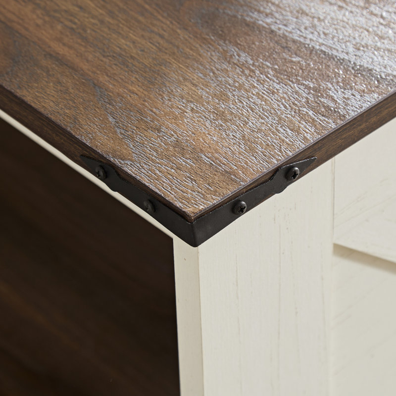 Table basse Table basse de style campagnard avec rangement Table basse en bois rustique, table basse carrée avec compartiment de rangement semi-ouvert