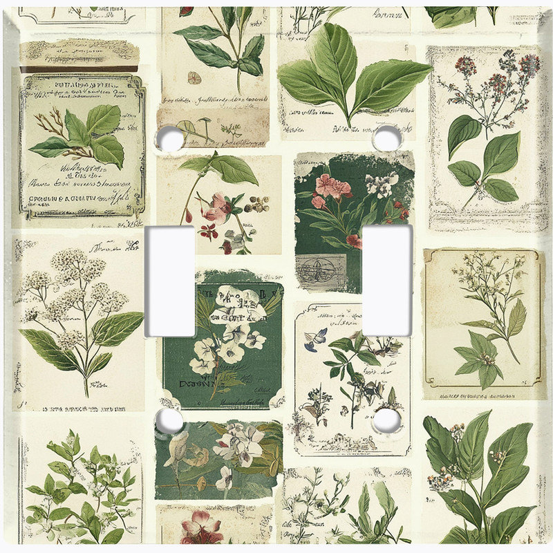 Plants Plants & Flowers Standard Wall Plate, Double # 2