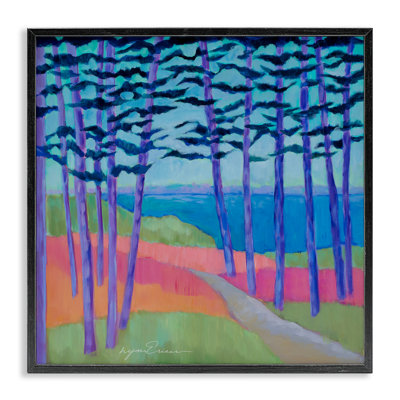 «Razzle Dazzle Forest Scene», estampe numérique, design par Lynn Ericson Fine Art