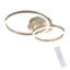 2-Light Dimmable LED Flush Mount