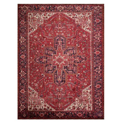 One-of-a-Kind Annies Hand-Knotted Heriz Red 9' x 13' Wool Area Rug -  Isabelline, 4456FEF88081486D82476ABF96921DC7