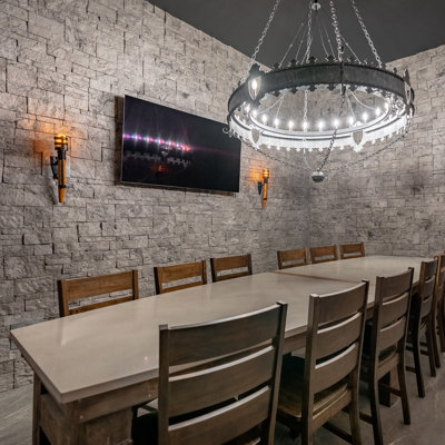 14'' x 22'' Faux Stone Wall Panelling