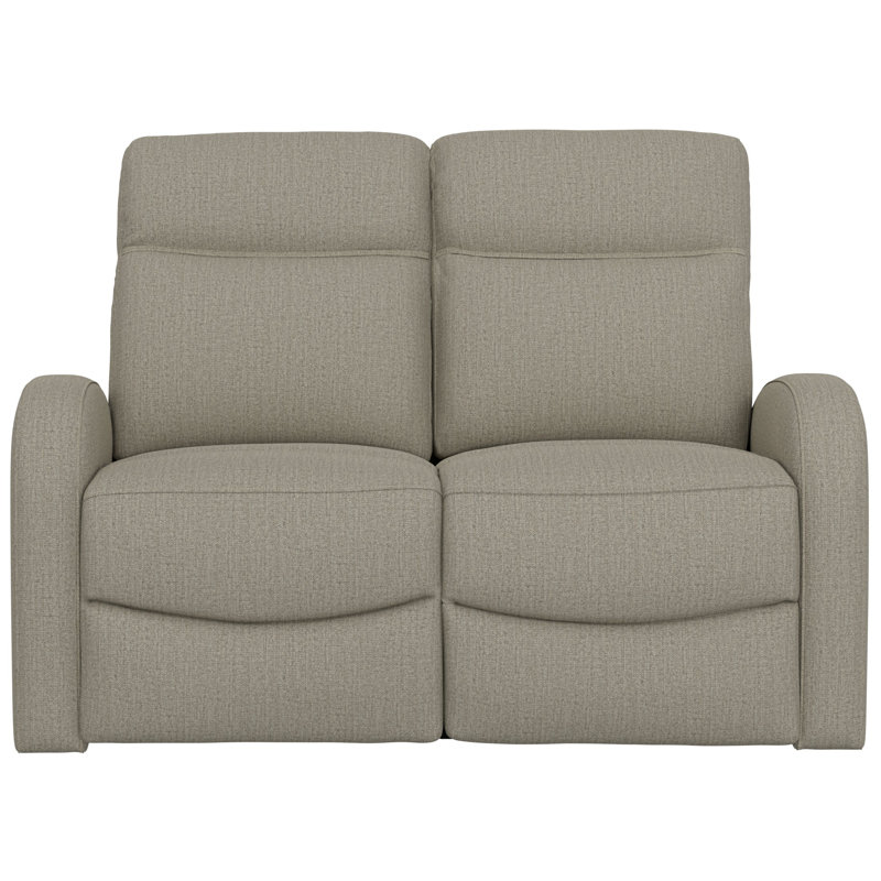beige/tan reclining loveseat, Beige