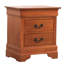 Table de chevet élégante en chêne avec design classique
