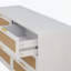 Commode 6 tiroirs multi-usages, armoire de rangement moderne avec pieds en bois-121685574-131508416-121685576