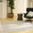 Ebern Designs Reimann Ivory Black Scandinavian Indoor Rug-608565030