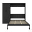 Lit escamotable avec armoire de rangement et tiroirs, tête de lit tapissier Murphy