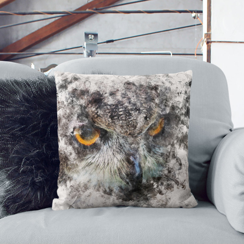 Square Cushion, 55cm H x 55cm W x 20cm D, White
